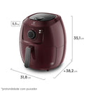 Air Fryer Electrolux 5L Vermelha Family Efficient 1700W por Rita Lobo (EAF51)