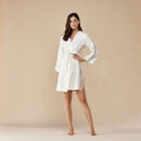 Roupão Feminino Com Renda Leda