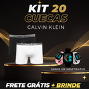 Kit 20 Cuecas Calvin Klein + Brinde Exclusivo {ÚLTIMOS KITS}