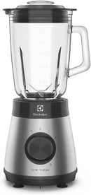 Liquidificador Electrolux inox jarra de vidro resistente capacidade 1,5L 5 velocidades função pulsar 700W EBS30 220v