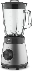 Liquidificador Electrolux inox jarra de vidro resistente capacidade 1,5L 5 velocidades função pulsar 700W EBS30 220v