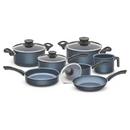 Jogo de 7 Panelas de Alumínio com Revestimento Interno de Antiaderente