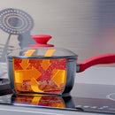 Panela Redstone com Tampa de Vidro 1,4L