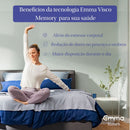 [Compre 1 leve 4] Travesseiros Memory Visco Emma Basics - Tecnologia NASA desenvolvida na Alemanha