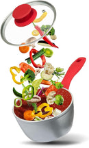 Panela Redstone com Tampa de Vidro 1,4L