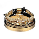 TheKing Conjunto 4 Pulseiras Masculinas