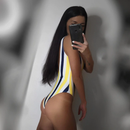 Maiô Listrado com Bojo e Zíper no Busto - Verão 2021