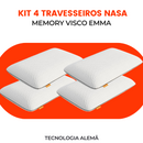 [Compre 1 leve 4] Travesseiros Memory Visco Emma Basics - Tecnologia NASA desenvolvida na Alemanha