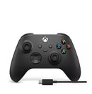 Controle Joystick Sem Fio X Series X + USB-C Cable - Carbon Black - Lojas Nitrin